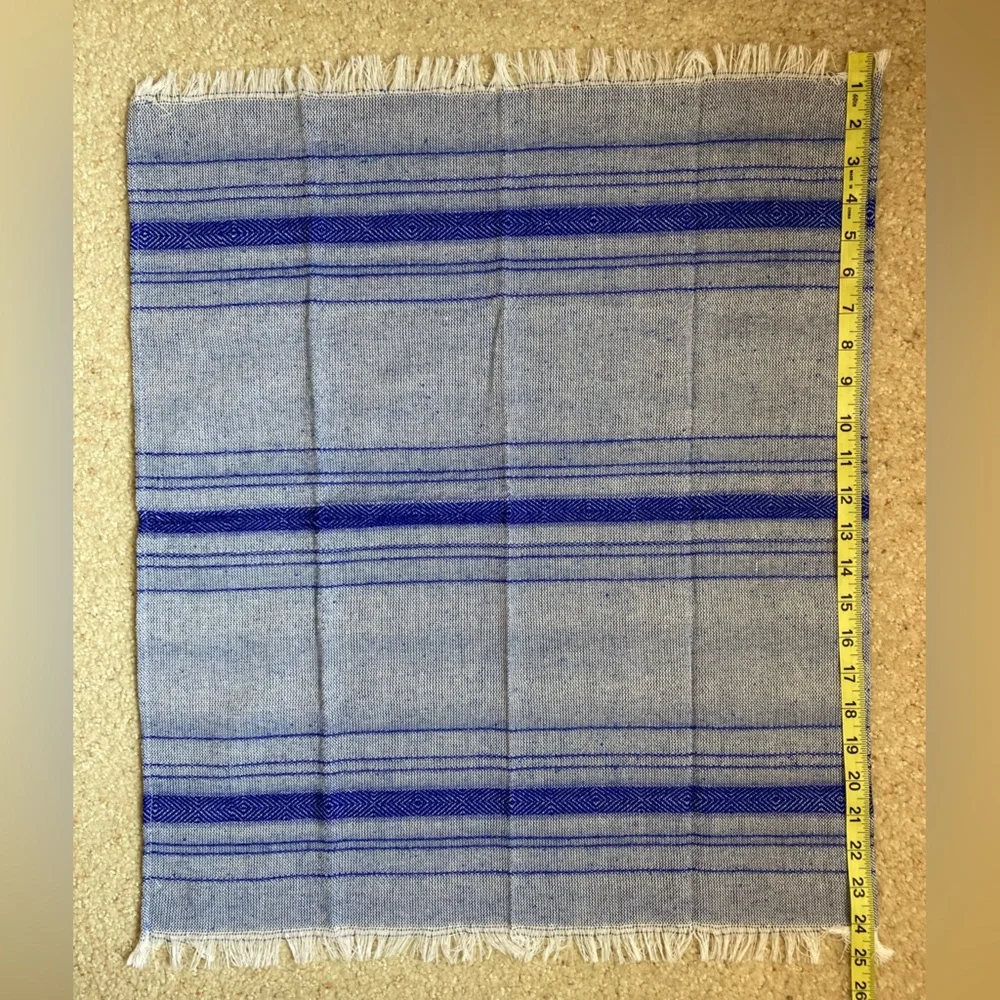 Artisan Woven Mexican Tea Towel, Hand Towel, Boho Chic, Kitchen, Serape - Picture 6 of 6
